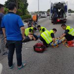Team Rescues Accident on Highway