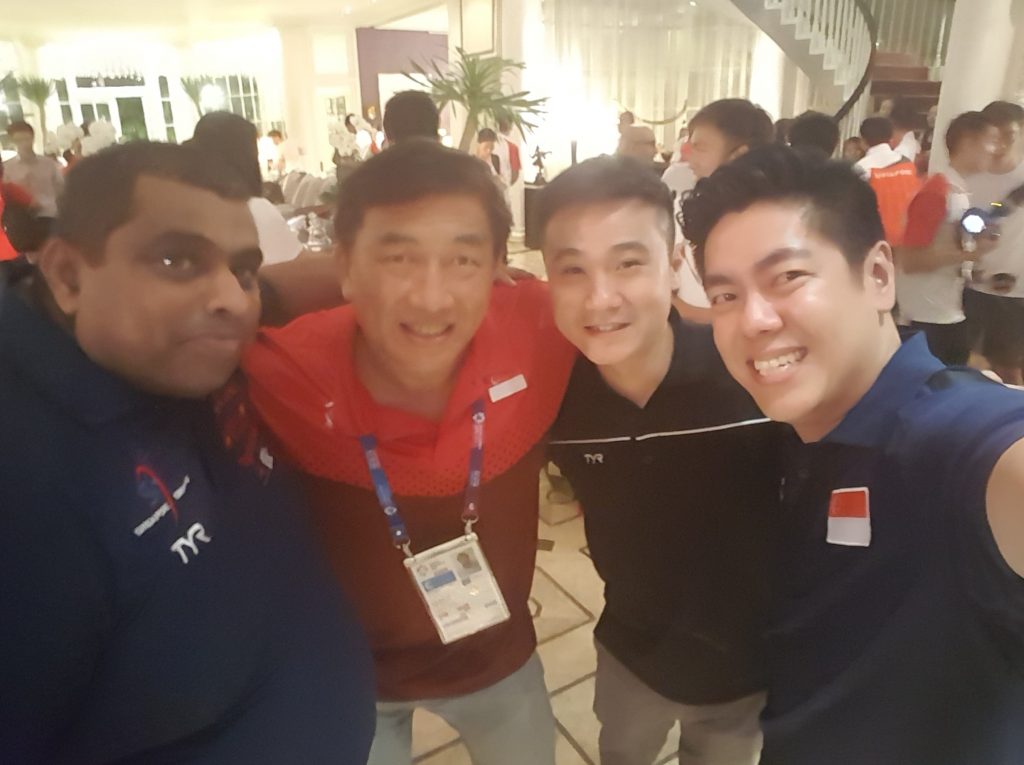 Dinner for Team Singapore Swimmers Asian Games 2018